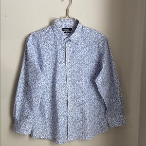 Murano Light Blue Patterned Men's Shirt
